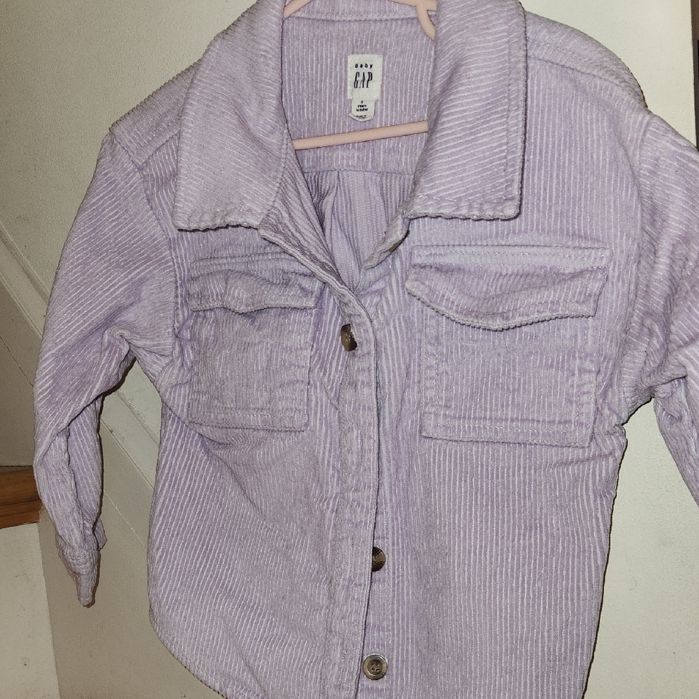 GAP Lavender Corduroy Jacket